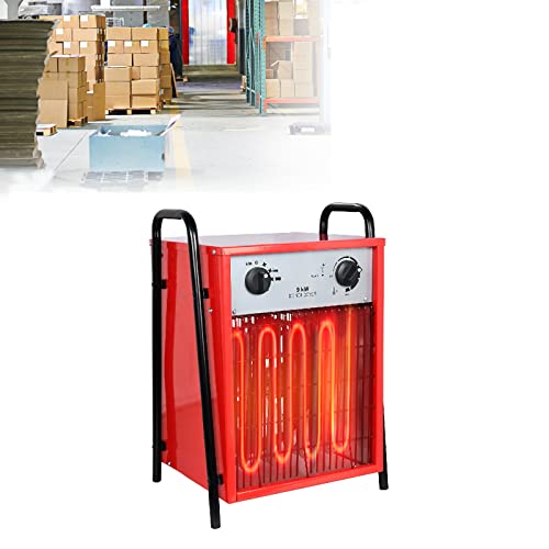 LZQ 9 KW Heizlüfter Elektroheizung Energiesparend Elektroheizer Profi-Industrie Bauheizer Heizgebläse mit 3 Heizstufen, integriertem Thermostat, Bauheizer LZQ 9 KW Heizlüfter Elektroheizung Energiesparend Elektroheizer Profi-Industrie Bauheizer Heizgebläse mit 3 Heizstufen, integriertem Thermostat, Bauheizer von LZQ