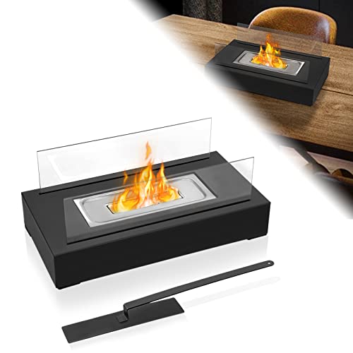 LZQ Ethanol Kamin Tischkamin Bioethanol Tischkamin Tischfeuer für Balkon Deko Tischkamin Indoor und Outdoor mit Lagerfeueratmosphäre LZQ Ethanol Kamin Tischkamin Bioethanol Tischkamin Tischfeuer für Balkon Deko Tischkamin Indoor und Outdoor mit Lagerfeueratmosphäre von LZQ