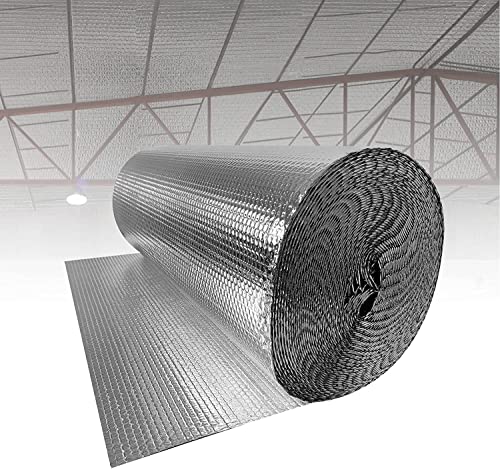 LZQ Isolierfolie Dämmfolie Alu-Heizkörper Reflexionsfolie Isolierfolie 3-4mm für Heizkörper Zum Isolieren von Dächern, Böden, Wänden 1×40M von LZQ