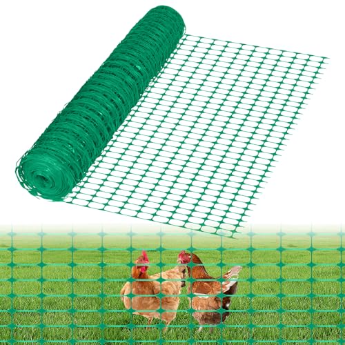 LZQ Schutznetz 30m x 3 Rolle Bauzaun Absperrzaun aus Kunststoff, Aufgerollter Begrenzungszaun Absperrnetz Warnzaun, Mobiler Zaun Hühnerzaun Geflügelzaun Geflügelnetz, Grün LZQ Schutznetz 30m x 3 Rolle Bauzaun Absperrzaun aus Kunststoff, Aufgerollter Begrenzungszaun Absperrnetz Warnzaun, Mobiler Zaun Hühnerzaun Geflügelzaun Geflügelnetz, Grün von LZQ