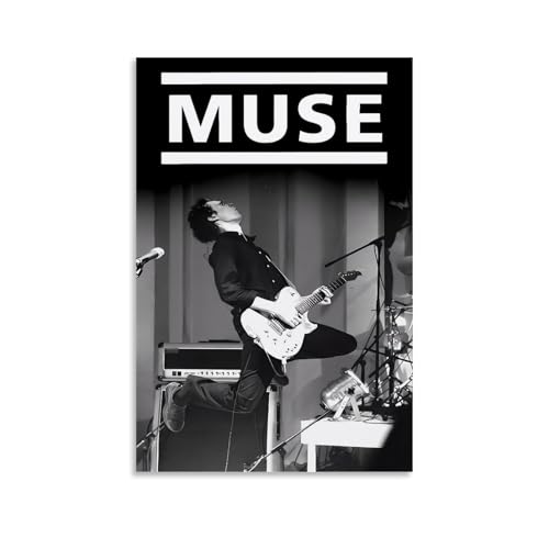 Muse Rock Band Poster, ästhetischer Leinwand-Kunstdruck, Heimdekoration für Schlafzimmer, Wohnzimmer, 30 x 45 cm, ungerahmter Stil Muse Rock Band Poster, ästhetischer Leinwand-Kunstdruck, Heimdekoration für Schlafzimmer, Wohnzimmer, 30 x 45 cm, ungerahmter Stil von LZQFFF