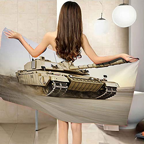 LZRNWP Strandtuch Groß Kriegswaffe Panzer Personalisiertes Strand Badetuch Mikrofaser Handtuch Verschiedene Designs und Größen Badehandtuch für Kinder Erwachsene Fitness Reisen 80x160cm LZRNWP Strandtuch Groß Kriegswaffe Panzer Personalisiertes Strand Badetuch Mikrofaser Handtuch Verschiedene Designs und Größen Badehandtuch für Kinder Erwachsene Fitness Reisen 80x160cm von LZRNWP