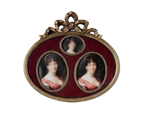 Bilderrahmen, Familien-Rechteck-Retro-Nostalgie-Bilderrahmen, Harz-Fotoanzeige, geeignet for Schlafzimmer, Wohnzimmer, Arbeitszimmer, Dekoration, Bilderrahmen, klassisch(16.8cmx24.4cm) von LZTDSBX
