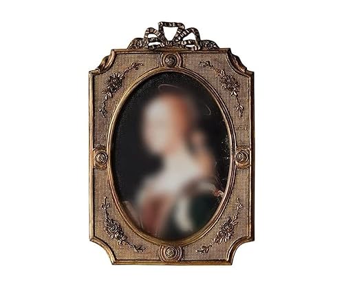 Bilderrahmen, Familien-Rechteck-Retro-Nostalgie-Bilderrahmen, Harz-Fotoanzeige, geeignet for Schlafzimmer, Wohnzimmer, Arbeitszimmer, Dekoration, Bilderrahmen, klassisch(21.7cmx19.7cm) von LZTDSBX