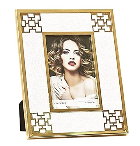 Bilderrahmen, Foto-Bild-Display-Rahmen, Metall-Fotorahmen, Heim-Wohnzimmer, kreatives Modellzimmer, Schlafzimmer, Arbeitszimmer, rechteckiger Bilderrahmen, Wohnzimmer-Dekoration(B,6 inch) von LZTDSBX
