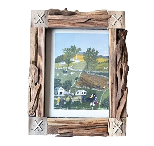 Bilderrahmen, Foto-Bild-Displayrahmen, 5 x 7 Zoll, Fotorahmen, handgefertigt, Massivholz-Bilderrahmen, moderner Wohnzimmertisch-Fotorahmen, kreative Dekorationen, Wohnzimmer-Dekoration(A) von LZTDSBX