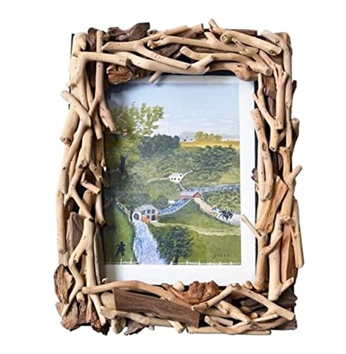 Bilderrahmen, Foto-Bild-Displayrahmen, 5 x 7 Zoll, Fotorahmen, handgefertigt, Massivholz-Bilderrahmen, moderner Wohnzimmertisch-Fotorahmen, kreative Dekorationen, Wohnzimmer-Dekoration(B) von LZTDSBX