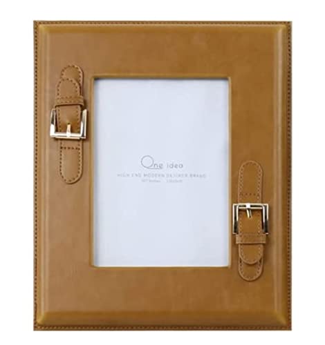 Bilderrahmen, Foto-Bilderrahmen, Leder-Fotorahmen, rechteckig, kreative Schnalle, Bilderrahmen, Heimbüro-Dekoration, personalisierter Tischrahmen, Wohnzimmer-Dekoration Bilderrahmen, Foto-Bilderrahmen, Leder-Fotorahmen, rechteckig, kreative Schnalle, Bilderrahmen, Heimbüro-Dekoration, personalisierter Tischrahmen, Wohnzimmer-Dekoration von LZTDSBX