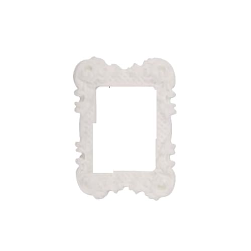 Bilderrahmen, Mehrere Stile DIY Harz Foto Rahmen Mini Spiegel Requisiten Rustikalen Kleine Modell Badezimmer Lieferungen(Style 1) von LZTDSBX