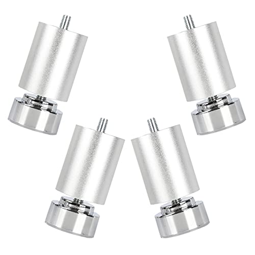 Couchbeine, 4er-Set Möbelbeine aus Aluminiumlegierung, Ersatzbettbeine aus Rundrohr, Tischbeine aus Metall for Schränke von LZTDSBX