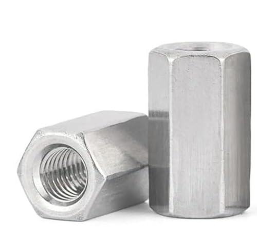 Hardware-Muttern, 2 stücke M14-M24 304 Edelstahl Hexagon Hex Verlängern Lange Verlängert Stange Stecker Joint Hülse Rohr Kupplung Mutter(M18x27x50) von LZTDSBX
