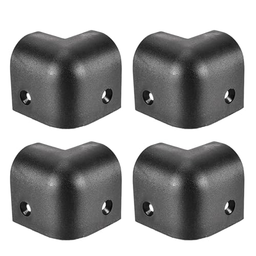 Regalhalterungen, 20 stücke Lautsprecher Ecke Protektoren Kunststoff Gitarre Verstärker Bühne Schränke Zubehör Ersatz Stapelbar Schutz Wrap Winkel(34x34x32mm) von LZTDSBX