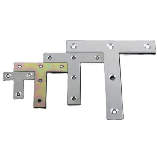 Regalhalterungen, 20PCS Möbel Ecke Protector Edelstahl Klammern for Armaturen Hardware T Typ(T 40x40x12mm) von LZTDSBX