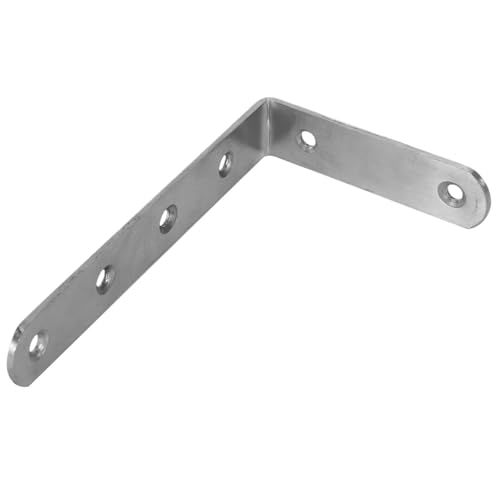 Regalhalterungen, 4 STÜCKE 125x75mm L-Form Edelstahl Regal Eckstrebe Winkel Halterung von LZTDSBX