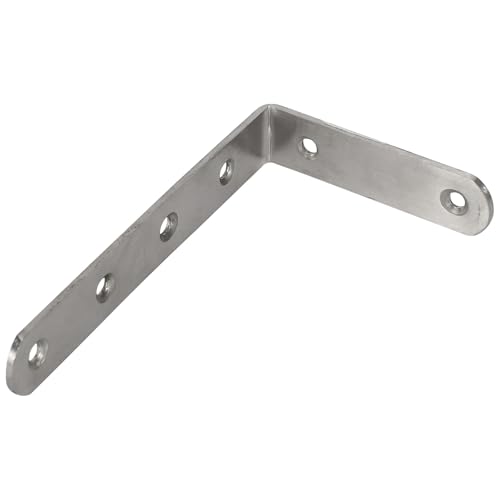Regalhalterungen, 4 STÜCKE 4X125X75mm L-Form Edelstahl Regal Eckstrebe Winkel Halterung Regalhalterungen, 4 STÜCKE 4X125X75mm L-Form Edelstahl Regal Eckstrebe Winkel Halterung von LZTDSBX