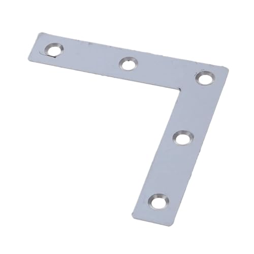 Regalhalterungen, 40 Stück Winkelplatte Eckstrebe Flache Reparaturhalterung L-Form 80 mm x & T-Form von LZTDSBX