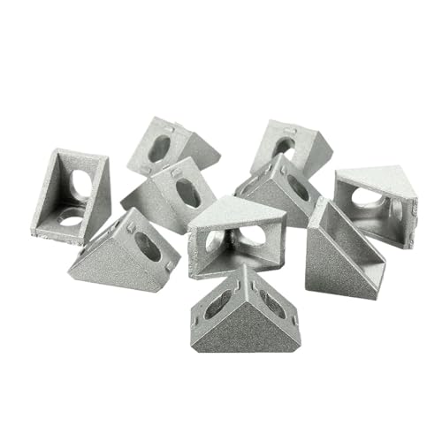 Regalhalterungen, 50 Stück Aluminium 2020 Eckwinkelbeschläge 20x20x17mm Regalhalterungen, 50 Stück Aluminium 2020 Eckwinkelbeschläge 20x20x17mm von LZTDSBX