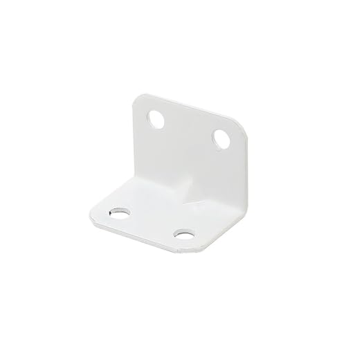 Regalhalterungen, 50 Stücke Weiß Eisen Winkel Code 90 Grad Rechtwinklig Eckwinkel Hardware Möbelverbinder Regalhalterungen, 50 Stücke Weiß Eisen Winkel Code 90 Grad Rechtwinklig Eckwinkel Hardware Möbelverbinder von LZTDSBX