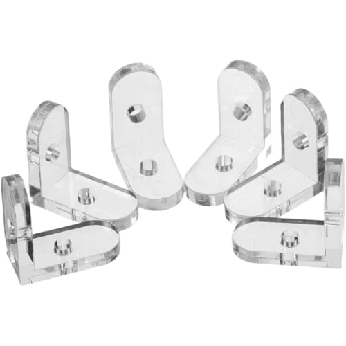 Regalhalterungen, Eckverbindungen for Schmuckschatullen aus Glas, abnehmbare Eckklammern, L-förmige Kantenklammern for Schaukästen, 20 Stück Regalhalterungen, Eckverbindungen for Schmuckschatullen aus Glas, abnehmbare Eckklammern, L-förmige Kantenklammern for Schaukästen, 20 Stück von LZTDSBX