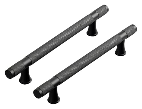 Schrankgriffe, Küchenschrankgriffe, geriffelte Schrankschubladengriffe, Möbeltürknöpfe aus Aluminiumlegierung, 2 Stück(Length 310mm) von LZTDSBX