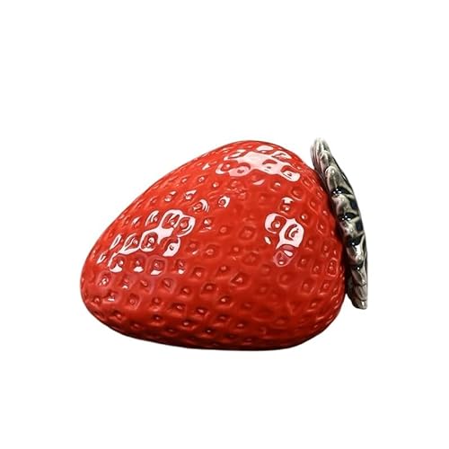 Snackbehälter, Bonbondose aus Keramik zur Aufbewahrung mit Erdbeer-Tee-Obst-Design Snackbehälter, Bonbondose aus Keramik zur Aufbewahrung mit Erdbeer-Tee-Obst-Design von LZTDSBX