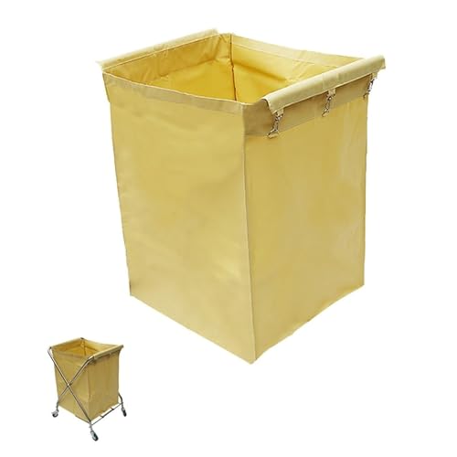 Wäschekorb-Einlage, Wäschewagen-Innensack, Abnehmbarer Innensack in Handelsqualität mit Haken for faltbare Trolley-Ersatzsäcke, Reinigungswagen-Tasche, Service(B) von LZTDSBX
