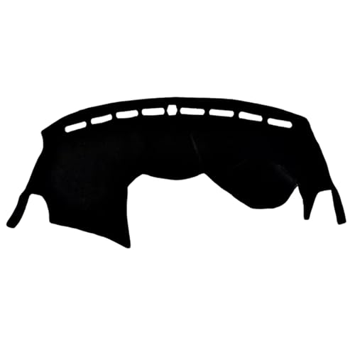 LZWLZW Armaturenbrett-Abdeckung Pad für Ford Kuga MK2 2013 2014 2015 2016 2017 2018 2019, Instrumententeppich Anti-Rutsch Armaturenbrett-Matte Dash Teppich Matte Zubehör,Right Hand Drive-Black von LZWLZW