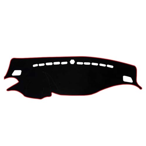 LZWLZW Armaturenbrett-Abdeckung Pad für Hyundai Creta 2014-2017 2018 2019, Instrumententeppich Anti-Rutsch Armaturenbrett-Matte Dash Teppich Matte Zubehör,Left Hand Drive-Red von LZWLZW