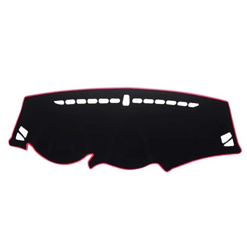 LZWLZW Armaturenbrett-Abdeckung Pad für Hyundai Tucson 2010 2011 2012 2013 2014 2015, Instrumententeppich Anti-Rutsch Armaturenbrett-Matte Dash Teppich Matte Zubehör,Left Hand Drive-Red von LZWLZW