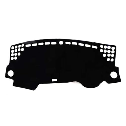 LZWLZW Armaturenbrett-Abdeckung Pad für Kia Picanto 2012 2013 2014 2015 2016, Instrumententeppich Anti-Rutsch Armaturenbrett-Matte Dash Teppich Matte Zubehör,Right Hand Drive-Black von LZWLZW
