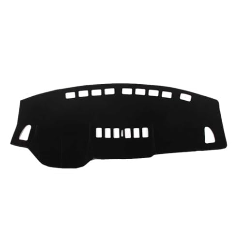 LZWLZW Armaturenbrett-Abdeckung Pad für Nissan Versa 2007 2008 2009 2010 2011, Instrumententeppich Anti-Rutsch Armaturenbrett-Matte Dash Teppich Matte Zubehör,Left Hand Drive-Black von LZWLZW