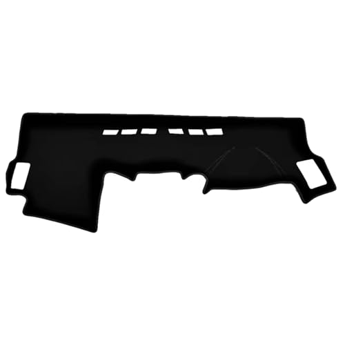 LZWLZW Armaturenbrett-Abdeckung Pad für Toyota Hilux 2005-2015 AN10 AN20 AN30, Instrumententeppich Anti-Rutsch Armaturenbrett-Matte Dash Teppich Matte Zubehör,Right Hand Drive-Black von LZWLZW