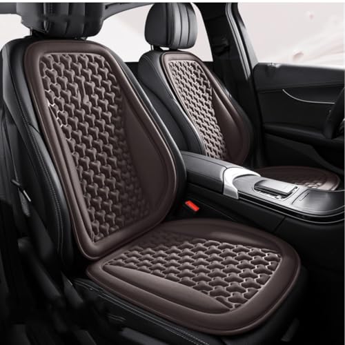 LZWLZW Sitzkissen Auto für Audi a4 b5/a4 Quattro/a4 Avant/a4 es/a5 s/a5 b8/a6, Anti Rutsch Sitzauflage Vordersitze Autositzkissen Zubehör,Brown Front Set x2 von LZWLZW