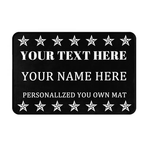 LZXSXZ Fußmatte Familie Personalisiert - Fußmatte Personalisiert - Personalisierte fussmatten haustür - Fußabtreter selbst gestalten - Geschenke zum Einzug von LZXSXZ