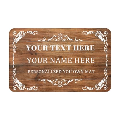 LZXSXZ Fußmatte personalisiert - Fußabtreter selbst gestalten - Fussmatte personalisiert Namen - rutschfest & waschbar Fußmatte - P ersonalisiert mit Wunschtext LZXSXZ Fußmatte personalisiert - Fußabtreter selbst gestalten - Fussmatte personalisiert Namen - rutschfest & waschbar Fußmatte - P ersonalisiert mit Wunschtext von LZXSXZ