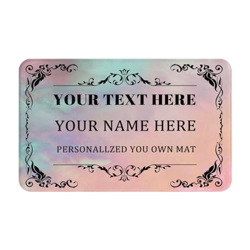 LZXSXZ Fußmatte personalisiert - Fußabtreter selbst gestalten - Fussmatte personalisiert Namen - rutschfest & waschbar Fußmatte - P ersonalisiert mit Wunschtext LZXSXZ Fußmatte personalisiert - Fußabtreter selbst gestalten - Fussmatte personalisiert Namen - rutschfest & waschbar Fußmatte - P ersonalisiert mit Wunschtext von LZXSXZ