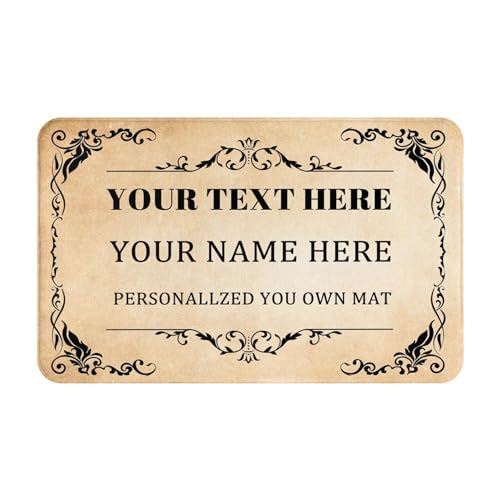 LZXSXZ Fußmatte personalisiert - Fußabtreter selbst gestalten - Fussmatte personalisiert Namen - rutschfest & waschbar Fußmatte - P ersonalisiert mit Wunschtext LZXSXZ Fußmatte personalisiert - Fußabtreter selbst gestalten - Fussmatte personalisiert Namen - rutschfest & waschbar Fußmatte - P ersonalisiert mit Wunschtext von LZXSXZ