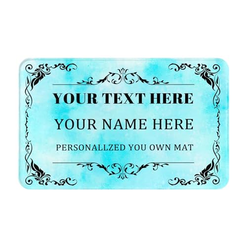 LZXSXZ Fußmatte personalisiert - Fußabtreter selbst gestalten - Fussmatte personalisiert Namen - rutschfest & waschbar Fußmatte - P ersonalisiert mit Wunschtext LZXSXZ Fußmatte personalisiert - Fußabtreter selbst gestalten - Fussmatte personalisiert Namen - rutschfest & waschbar Fußmatte - P ersonalisiert mit Wunschtext von LZXSXZ
