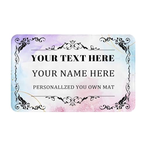 LZXSXZ Fußmatte personalisiert - Fußabtreter selbst gestalten - Fussmatte personalisiert Namen - rutschfest & waschbar Fußmatte - P ersonalisiert mit Wunschtext LZXSXZ Fußmatte personalisiert - Fußabtreter selbst gestalten - Fussmatte personalisiert Namen - rutschfest & waschbar Fußmatte - P ersonalisiert mit Wunschtext von LZXSXZ