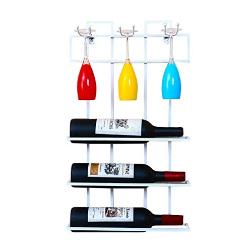 LZXVOCZC Rack-Traube | Ornamente Hängendes kreatives Weinflaschenregal | Weinregal, Kelchregal, 35 x 9 x 60 cm, modisch von LZXVOCZC