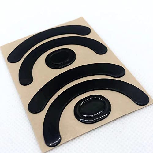 LZYDD Gaming-Mauspad (2 Stück) – Schwarz, 20,3 x 25,4 cm – glatte Gummi-Oberfläche – reduziert Reibung – Logitech G403/G603/G703 kompatibel von LZYDD