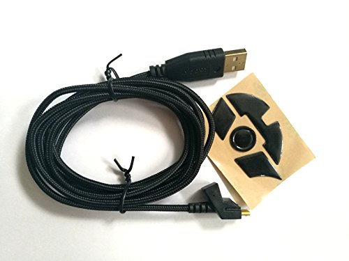USB-Mauskabel mit Mausfüßen für Razer Naga Epic Chroma MMO Gaming Maus von LZYDD
