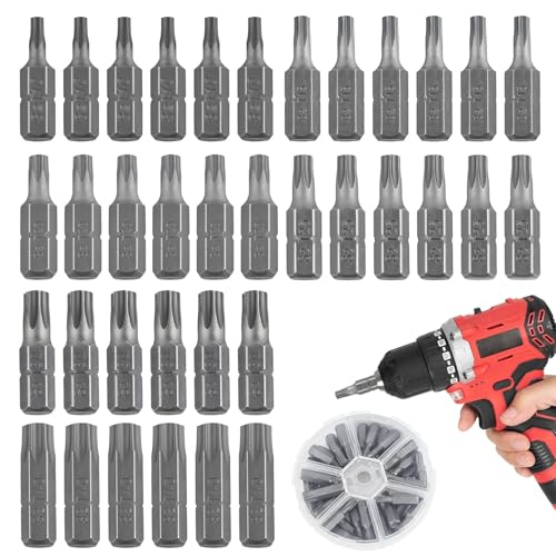 42 Stück Bit Set Torx, 1/4"" Sechseckiger Griff Antrieb Werkzeug Bitsatz S2 Stahl Vernickeln der Oberflächefür Schrauberbits Torx Bit für Akkuschrauber 42 Stück Bit Set Torx, 1/4"" Sechseckiger Griff Antrieb Werkzeug Bitsatz S2 Stahl Vernickeln der Oberflächefür Schrauberbits Torx Bit für Akkuschrauber von LZYDKH