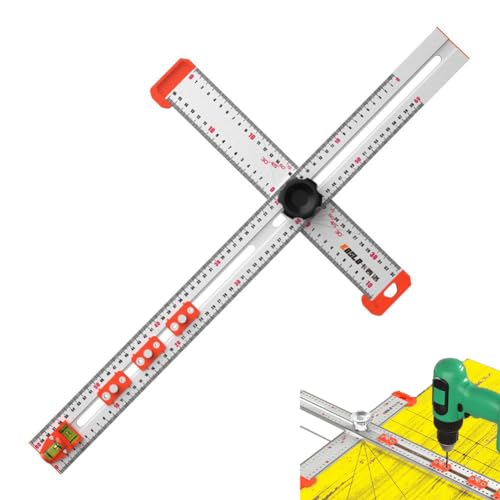 2-in-1-Lineal für Bohrpositionierung, T-Vierkant-Lineal, Holzbearbeitungslineal, präzises Bohrwerkzeug für Tischlerei, Regalstiftbohrvorrichtung, Lochbohrschablone, Schrank-Hardware-Vorrichtung 2-in-1-Lineal für Bohrpositionierung, T-Vierkant-Lineal, Holzbearbeitungslineal, präzises Bohrwerkzeug für Tischlerei, Regalstiftbohrvorrichtung, Lochbohrschablone, Schrank-Hardware-Vorrichtung von LZYWOD