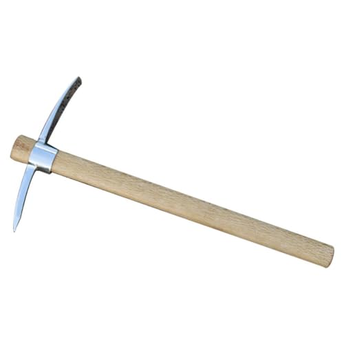 Doppelkopf-Spitzhacke, 2-in-1 Doppelkopf-Gartenpickaxt, robuste Picke zum Graben, Spitzhacke, Weedin, multifunktionale Axt von LZYWOD
