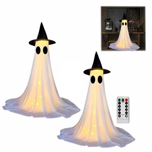 Halloween-Dekorationen für den Außenbereich, 2 Stück, Halloween-Party-Dekoration, gruselig mit Lichtern, Halloween-Gho-Fernbedienung Halloween-Dekorationen für den Außenbereich, 2 Stück, Halloween-Party-Dekoration, gruselig mit Lichtern, Halloween-Gho-Fernbedienung von LZYWOD