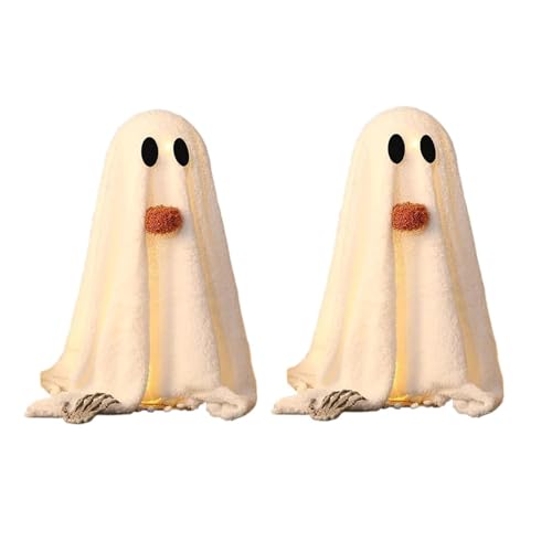 Halloween beleuchteter weißer Geist gruselige LED beleuchtetes Samttuch Geist Geist Silhouette Dekoration für Halloween Dekoration Halloween beleuchteter weißer Geist gruselige LED beleuchtetes Samttuch Geist Geist Silhouette Dekoration für Halloween Dekoration von LZYWOD