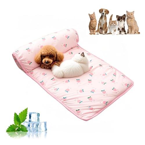 LZYWOD Kühlendes Sommerbett, bequemes Kissen, für Kätzchen, Welpen, Hunde-Schlafmatte mit Sofamuster, niedliches Kissen, Cartoon-Motiv LZYWOD Kühlendes Sommerbett, bequemes Kissen, für Kätzchen, Welpen, Hunde-Schlafmatte mit Sofamuster, niedliches Kissen, Cartoon-Motiv von LZYWOD
