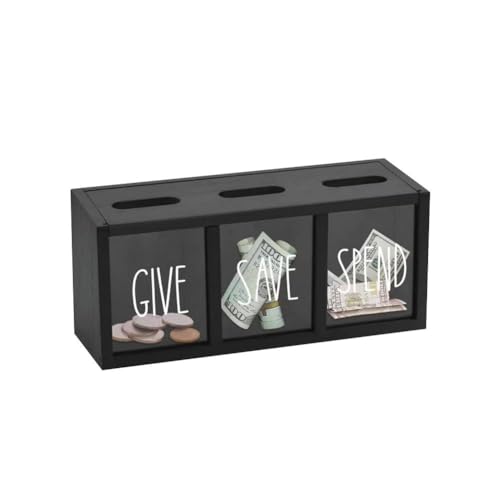 LZYWOD Spardose aus Holz, personalisierbar, für Kinder, Sparbüchse, Sparbüchse, Aufbewahrung, Geld, D0U9 Familie von LZYWOD