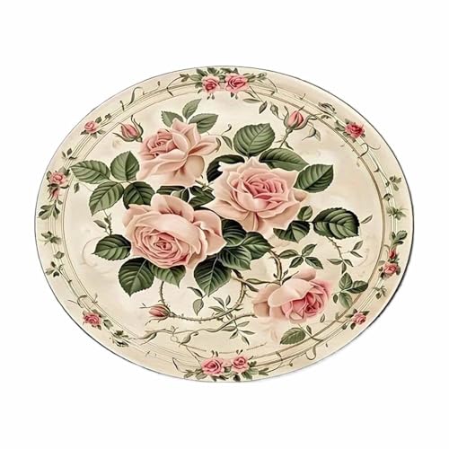 LZYWOD Teppich mit Blumenmuster, niedlicher Blumenförmiger Teppich, saugfähiges 3D-Blumenboden-Design für Schlafzimmer, 60 x 60 cm Matte LZYWOD Teppich mit Blumenmuster, niedlicher Blumenförmiger Teppich, saugfähiges 3D-Blumenboden-Design für Schlafzimmer, 60 x 60 cm Matte von LZYWOD
